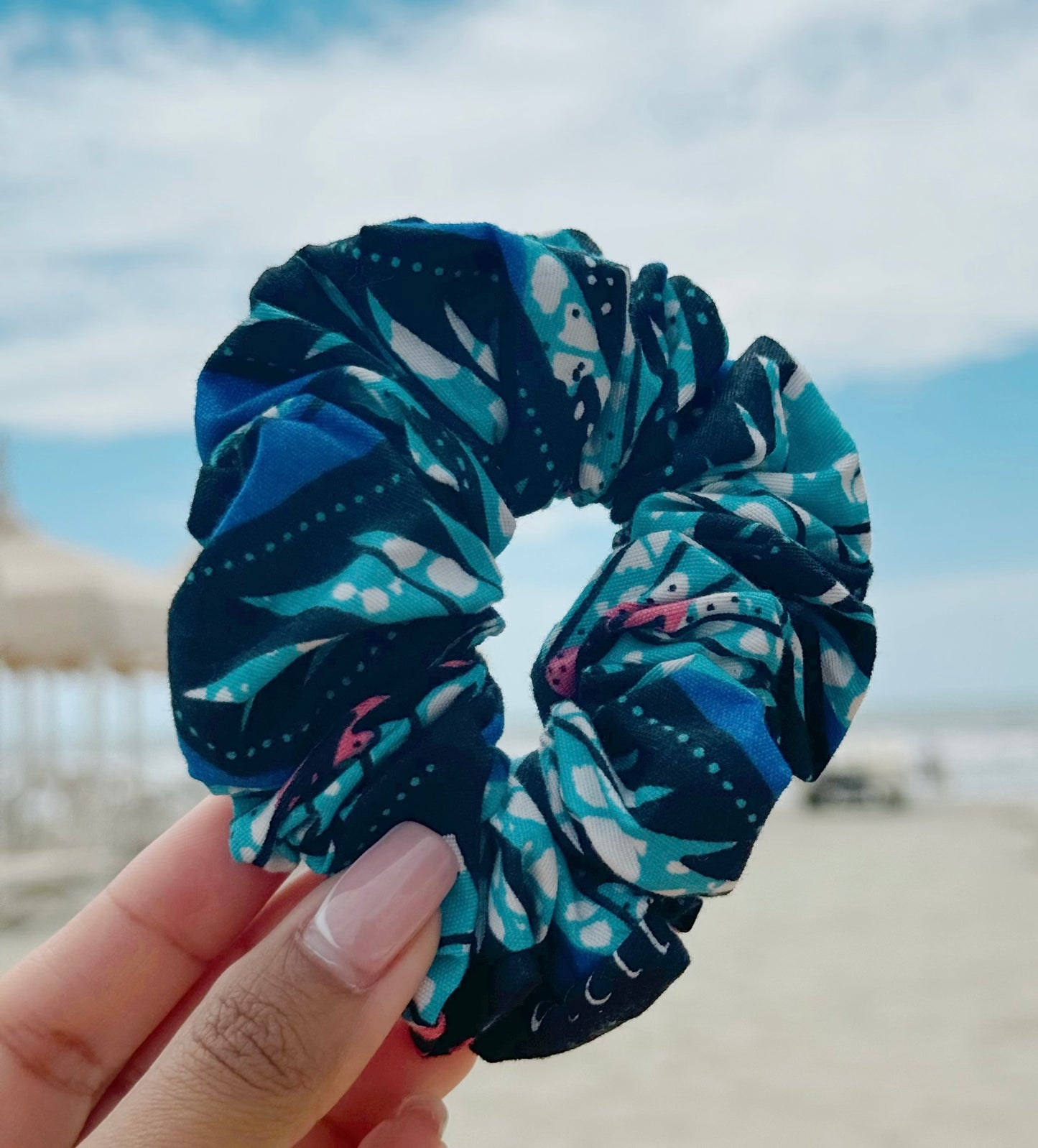 Cute Scrunchy Blue