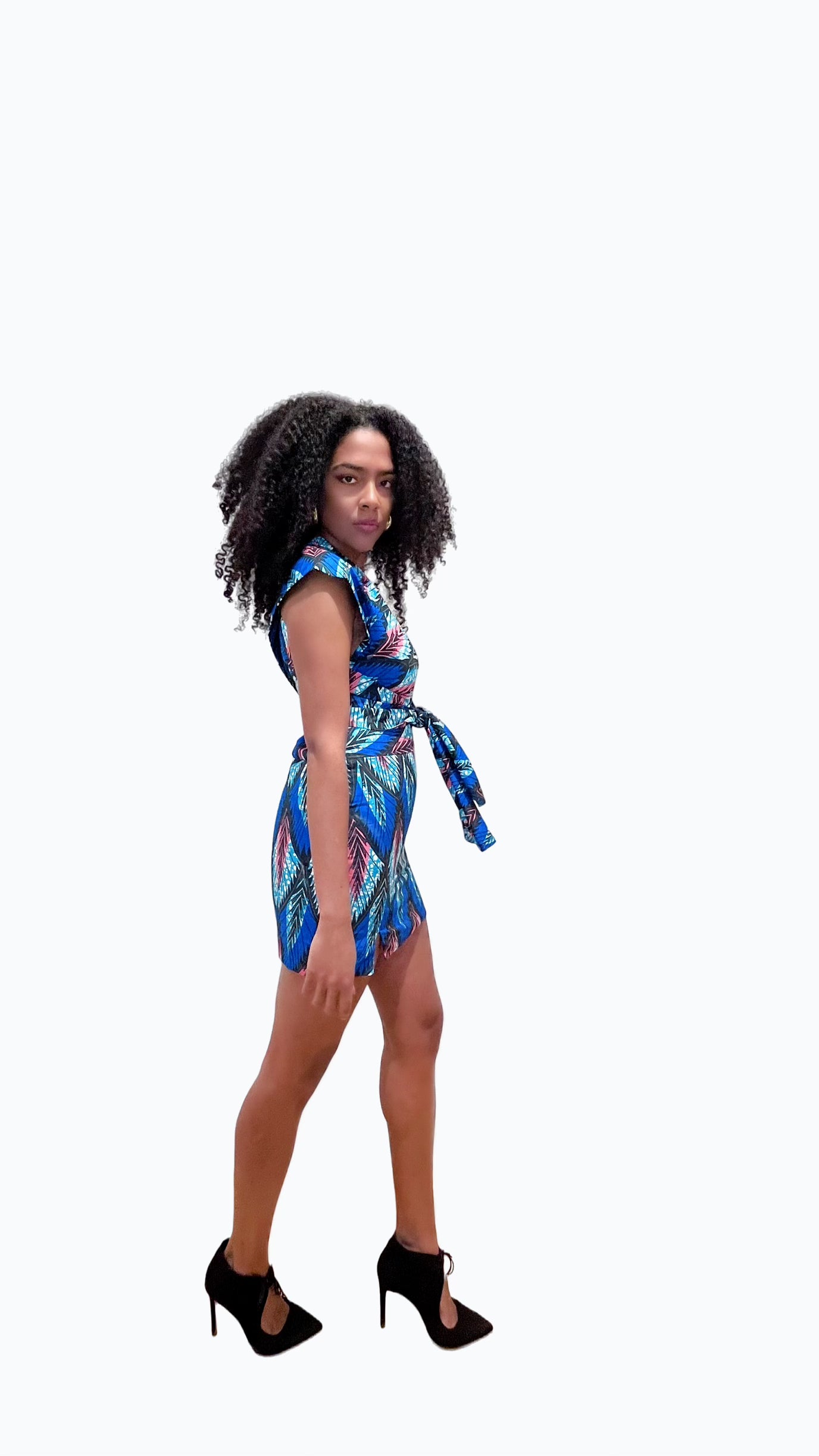 Kieza African Print Mini Dress