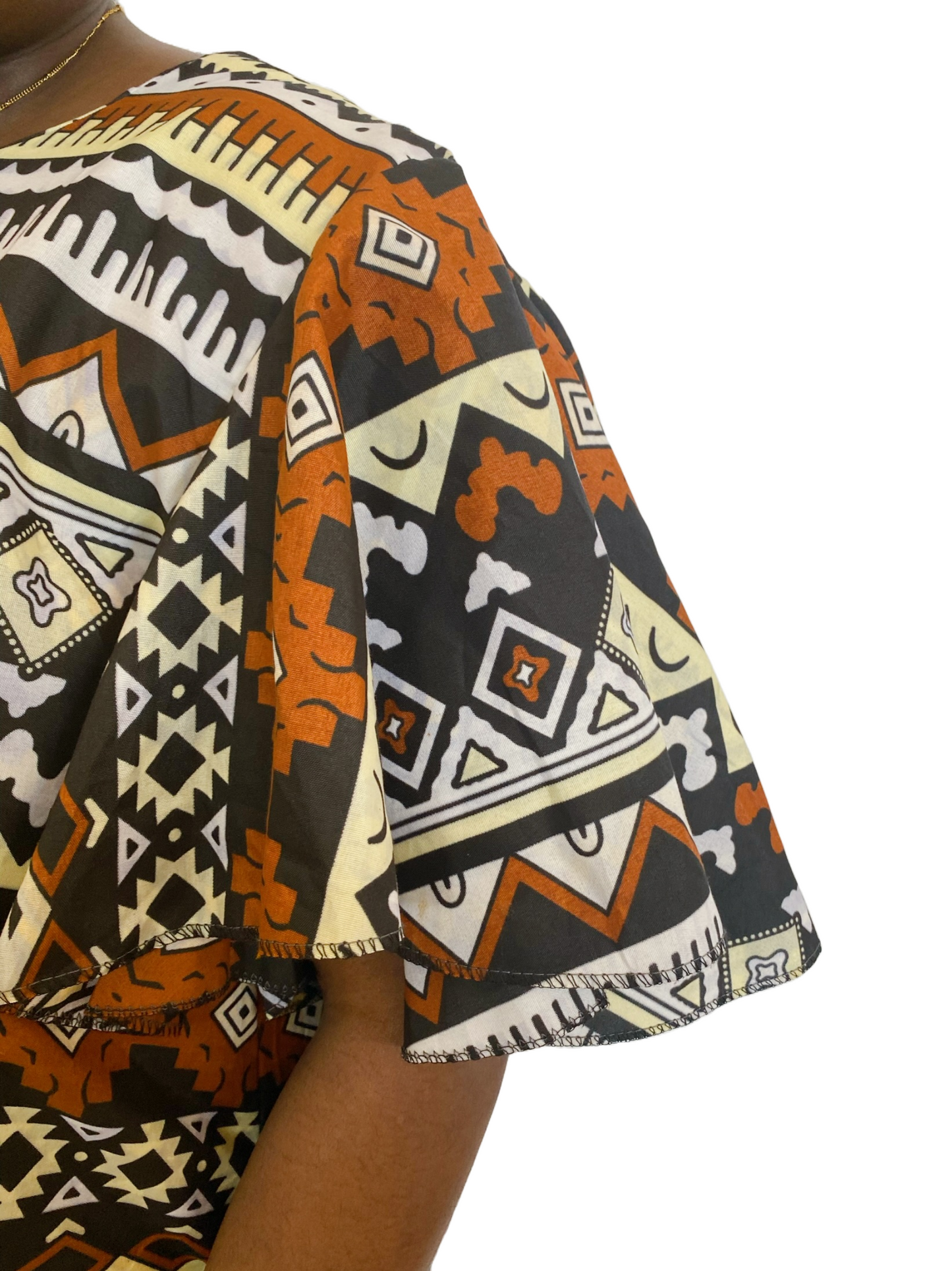 Nahenda African Print Midi Dress
